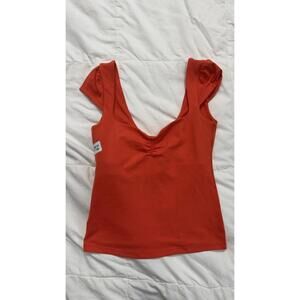 Biogilates Women's Red Short Sleeve Top